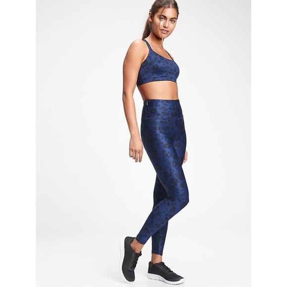 Gapfit Small High Rise Leggings Eclipse Leopard - Picture 2 of 6